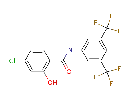 N-(3,5-bis(trifluoromethyl)phenyl)-4-chloro-2-hydroxybenzamide