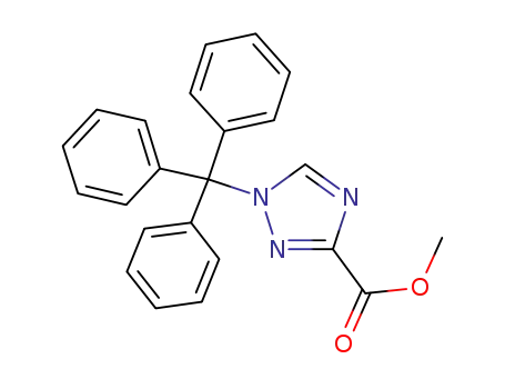 1-trityl-1H-[1,2,4]triazole-3-carboxylic acid methyl ester