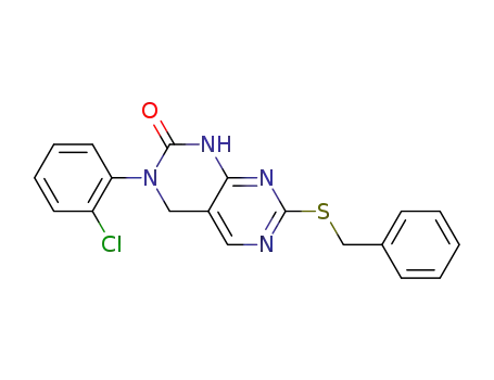 7-benzylthio-3-(2-chlorophenyl)-3,4-dihydropyrimido[4,5-d]-pyrimidin-2(1H)-one