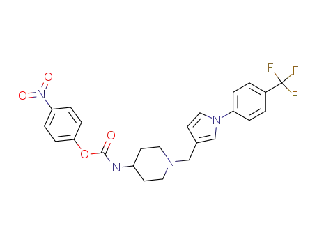 4-nitrophenyl [1-({1-[4-(trifluoromethyl)phenyl]-1H-pyrrol-3-yl}methyl)piperidin-4-yl]carbamate