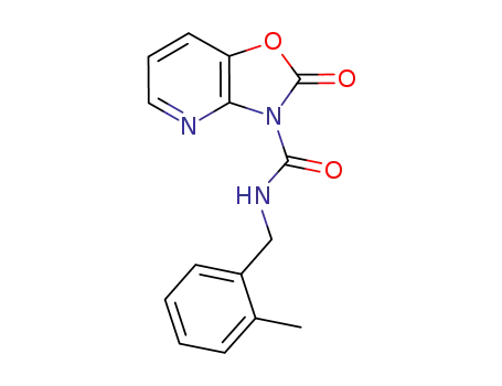 2-oxo-oxazolo[4,5-b]pyridine-3-carboxylic acid 2-methyl-benzylamide