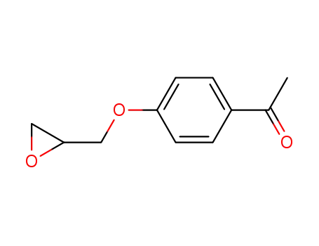 Molecular Structure of 19152-55-7 (Ethanone, 1-[4-(oxiranylmethoxy)phenyl]-)
