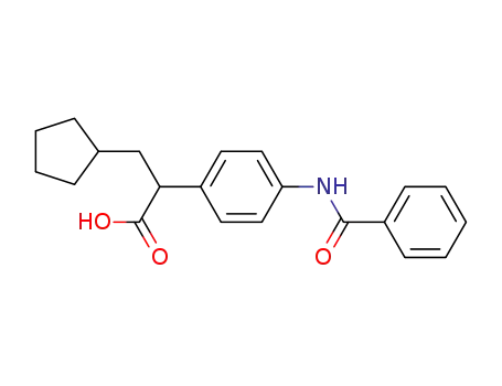 2-(4-benzoylamino-phenyl)-3-cyclopentyl-propionic acid