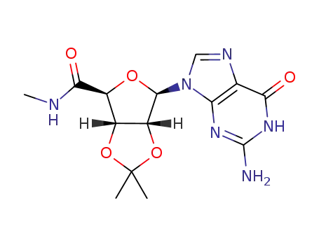 2',3'-O-isopropylideneguanosine-5'-N-methylcarboxamide