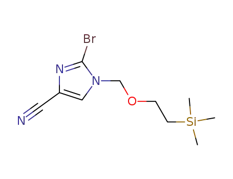 2-bromo-1-((2-(trimethylsilyl)ethoxy)methyl)-1H-imidazole-4-carbonitrile