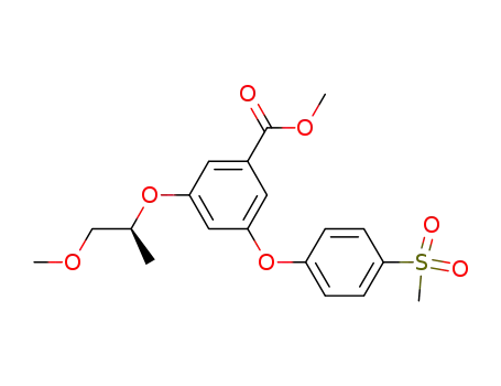 methyl 3-[(1S)-2-methoxy-1-(methylethyl)oxy]-5-{[4-(methylsulfonyl)phenyl]oxy}benzoate