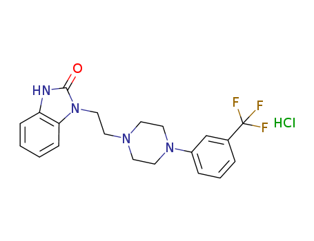 147359-76-0,Flibanserin Hydrochloride,2H-Benzimidazol-2-one,1,3-dihydro-1-[2-[4-[3-(trifluoromethyl)phenyl]-1-piperazinyl]ethyl]-,monohydrochloride (9CI); Flibanserin hydrochloride