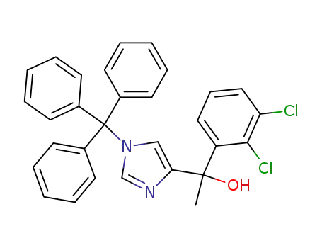 1-(2,3-dichloro-phenyl)-1-(1-trityl-1H-imidazol-4-yl)-ethanol