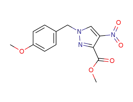 methyl 1-(4-methoxybenzyl)-4-nitro-1H-pyrazole-3-carboxylate