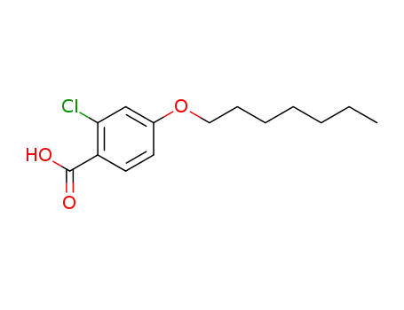 2-chloro-4-heptoxy-benzoic acid