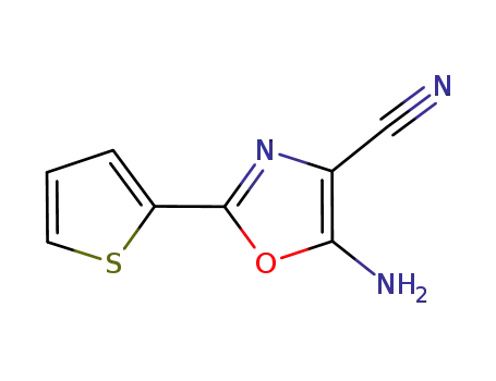 5-amino-2-(thiophen-2-yl)oxazole-4-carbonitrile