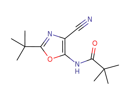 2-(t-butyl)-4-cyano-5-(2,2-dimethylpropanoyl)amino-1,3-oxazole