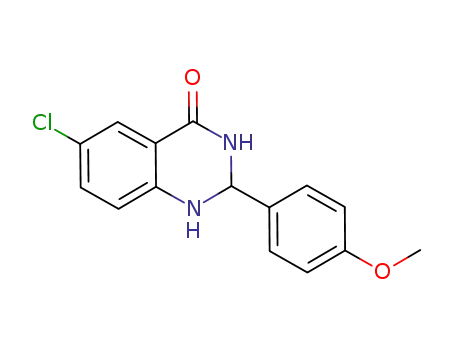 6-chloro-2-(4-methoxyphenyl)-2,3-dihydroquinazolin-4(1H)-one