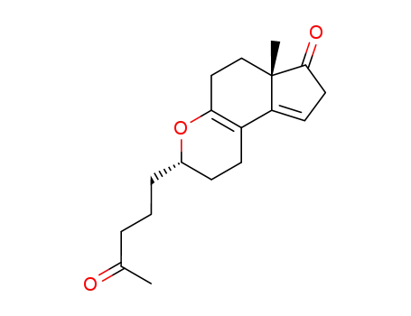 3S,6aS,3-(4-oxo-1-pentyl)-6a-methyl-1,2,3,5,6,6a-hexahydrocyclopenta[f][1]benzopyran-7(8H)-one