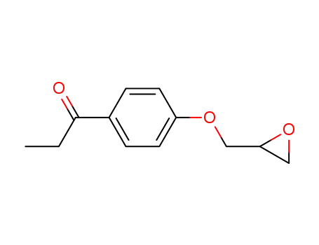 Molecular Structure of 36467-33-1 (1-[4-(oxiran-2-ylmethoxy)phenyl]propan-1-one)