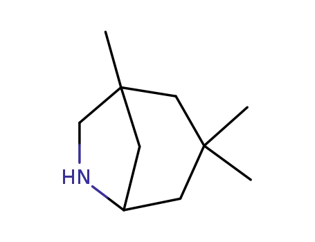 Molecular Structure of 53460-46-1 (1,3,3-TRIMETHYL-6-AZA-BICYCLO[3.2.1]OCTANE)