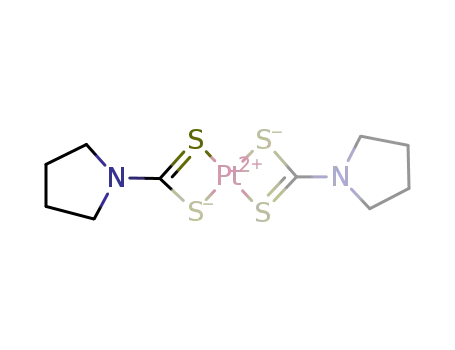 [Pt(κ2-pyrrolidine dithiocarbamate)2]
