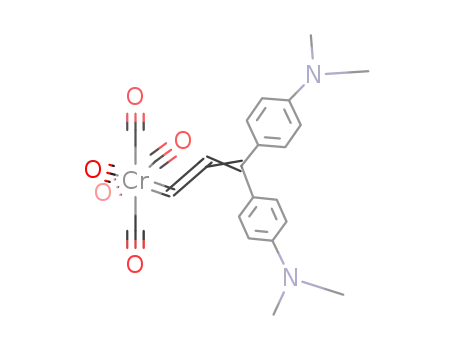 {bis-(p-dimethylaminophenyl)allenylidene}(pentacarbonyl)chromium