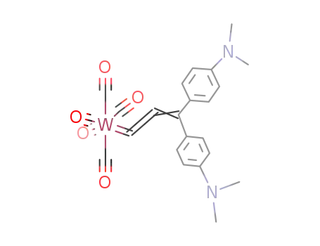 pentacarbonyl[3,3-bis(p-(dimethylamino)phenyl)-1,2-propadienylidene]tungsten