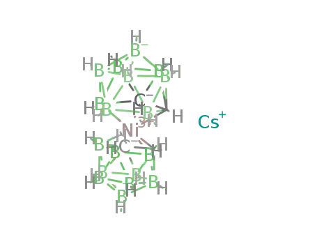 caesium [3,3'-commo-bis(η5-nonahydro-1,2-dicarba-3-nickel-closo-decarborate)]
