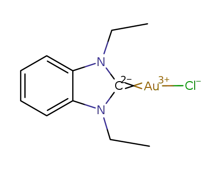 (N,N'-diethylbenzimidazolin-2-ylidene)gold(I) chloride