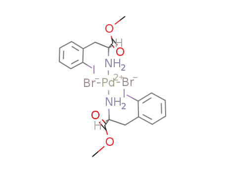 trans-(S,S)-[PdBr2(NH2CH(CO2Me)CH2C6H4-I-2)2]