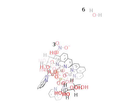 [Cu4(μ-OH)(α-D-glucose-1-phosphate)2(1,10-phenanthroline)4(H2O)2](NO3)3*6H2O