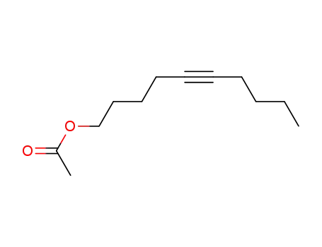 Molecular Structure of 64275-65-6 (5-Decyn-1-ol acetate)