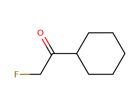 Molecular Structure of 768-04-7 (Ethanone, 1-cyclohexyl-2-fluoro- (9CI))