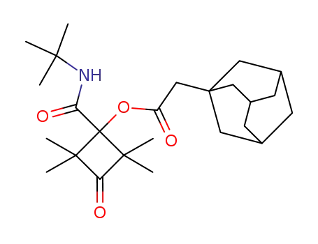 adamantan-1-ylacetic acid 1-tert-butylcarbamoyl-2,2,4,4-tetramethyl-3-oxocyclobutyl ester