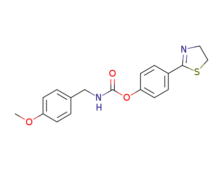 (4-methoxy)-benzylcarbamic acid 4-(4,5-dihydrothiazol-2-yl)phenyl ester