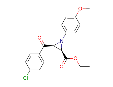 ethyl (2R,3S)-3-(4-chlorobenzoyl)-1-(4-methoxyphenyl)aziridine-2-carboxylate