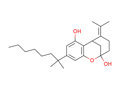2,7-dihydroxy-5-isopropylidene-9-(1,1-dimethylheptyl)-2,6-methano-3,4,5,6-tetrahydro-2H-1-benzoxocin