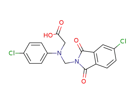 N-[(5-chloro-1,3-dioxo-2-isoindolinyl)methyl]-N-(4-chlorophenyl)glycine