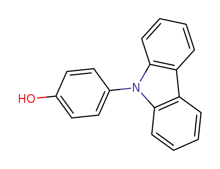 Molecular Structure of 222620-05-5 (N-(4-hydroxyphenyl)carbazole)