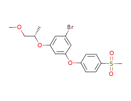 1-Bromo-3-[(1S)-2-methoxy-1-methylethoxy]-5-[4-(methylsulfonyl)phenoxy]benzene