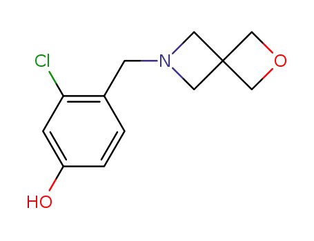 3-chloro-4-(2-oxa-6-azaspiro[3.3]heptan-6-ylmethyl)phenol