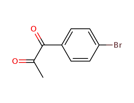 Molecular Structure of 10557-20-7 (1,2-Propanedione, 1-(4-bromophenyl)-)