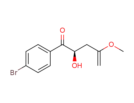 1-(4-bromophenyl)-2-hydroxy-4-methoxypent-4-en-1-one