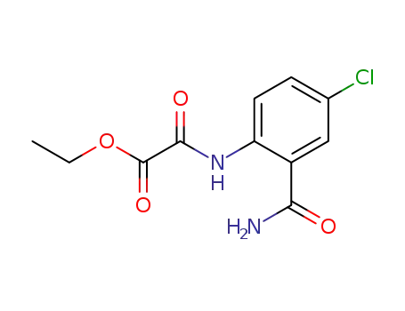 ethyl 2-((2-carbamoyl-4-chlorophenyl)amino)-2-oxoacetate