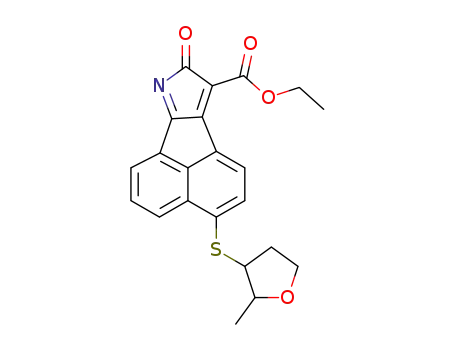 ethyl 3-(2-methyltetrahydrofuran-3-ylthio)-8-oxo-8H-acenaphtho[1,2-b]pyrrole-9-carboxylate