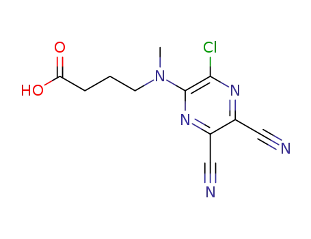 4-((3-chloro-5,6-dicyanopyrazin-2-yl)(methyl)amino)butanoic acid