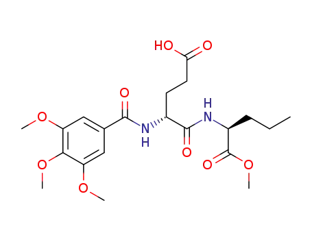 (R)-5-((S)-1-methoxy-1-oxopentan-2-ylamino)-5-oxo-4-(3,4,5-trimethoxybenzamido)pentanoic acid