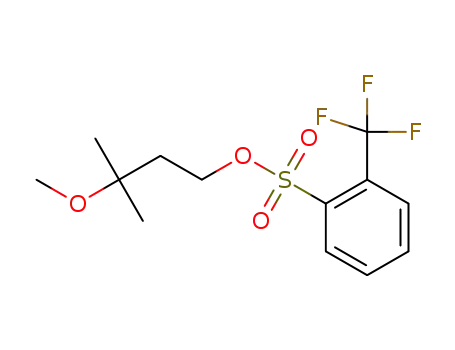 3-methoxy-3-methylbutyl 2-(trifluoromethyl)benzenesulfonate