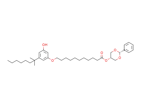 cis-2-phenyl-1,3-dioxan-5-yl 11-[3-hydroxy-5-(2-methyloctan-2-yl)phenoxy]undecanoate