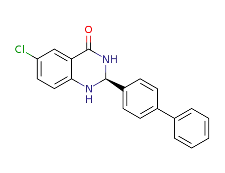 (S)-2-(biphenyl-4-yl)-6-chloro-2,3-dihydroquinazolin-4(1H)-one