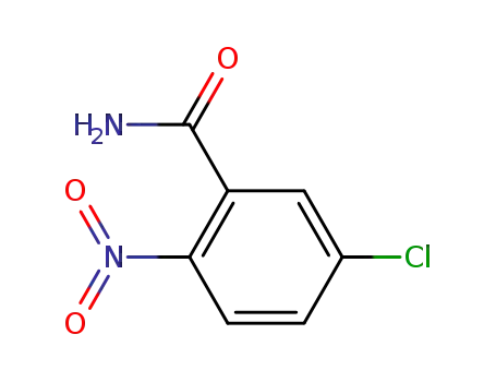 Molecular Structure of 40763-96-0 (5-CHLORO-2-NITROBENZAMIDE)