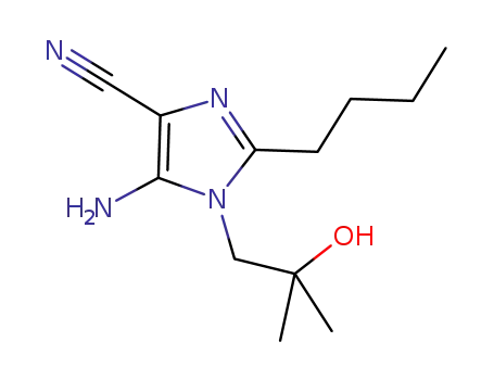 5-amino-2-butyl-1-(2-hydroxy-2-methylpropyl)-1H-imidazole-4-carbonitrile