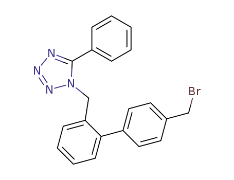 1-benzyl-5-[4'-(bromomethyl)biphenyl-2-yl]-1H-tetrazole