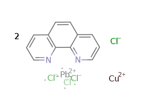 poly[chlorobis(1,10-phenanthroline)copper(II) trichloroplumbate(II)]